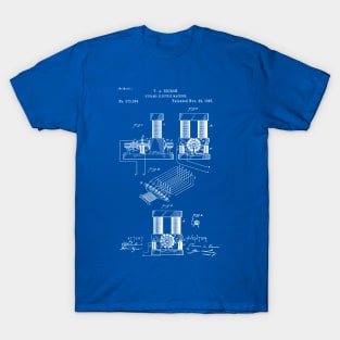 EDISON PATENT / Edison Patent 373584 Blueprint T-Shirt